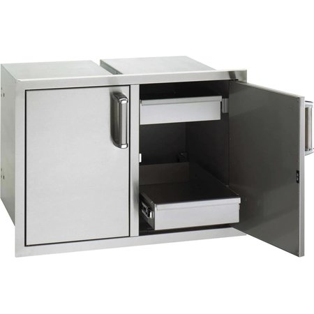 FIRE MAGIC 33.5 in. Double Doors with 2 Dual Drawers 53930SC-22